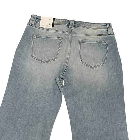 Kancan Women's High Rise Wide Flare Stretch Jeans Size 15/31 NEW - Picture 5 of 8